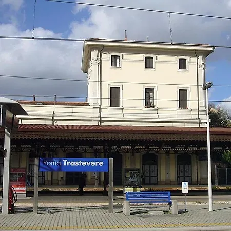 Lägenhet Trastevere Station Lovely Miniflat Rom